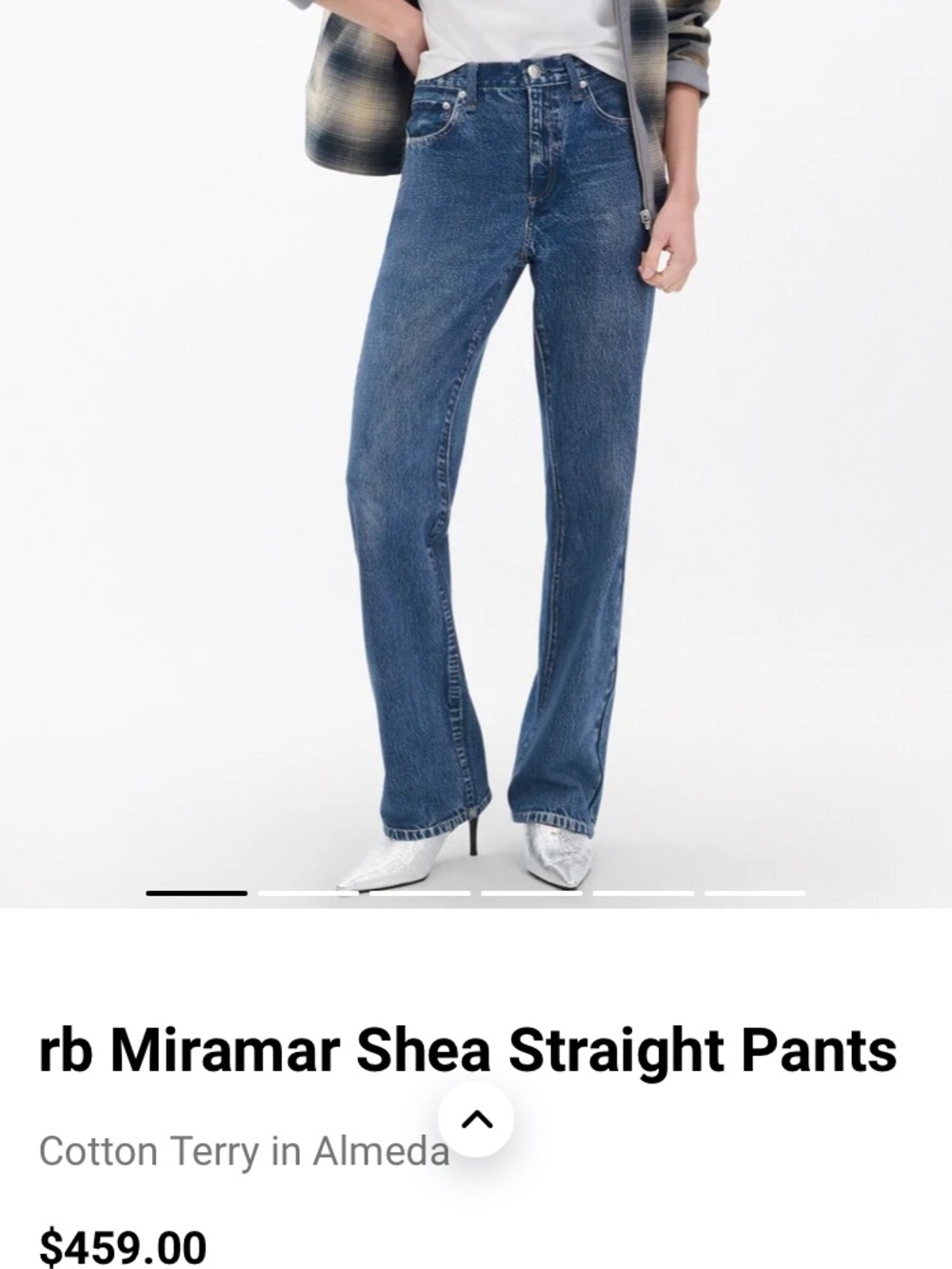 Rag & bone Viral sweatpants jeans! Miramar Shea Straight terry Jeans - Almeda